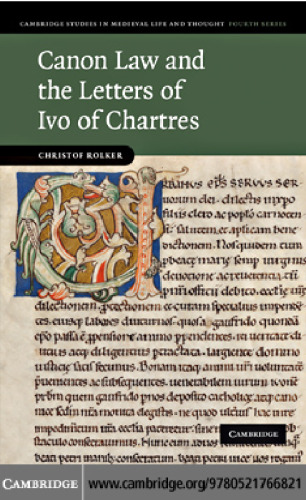 Canon Law and the Letters of Ivo of Chartres