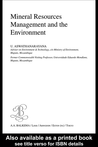 Mineral Resources Management and the Environment