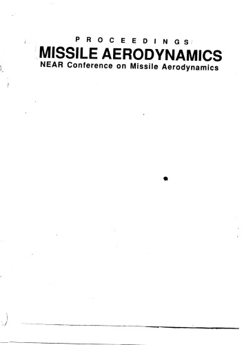 Missile Aerodynamics: Proceedings