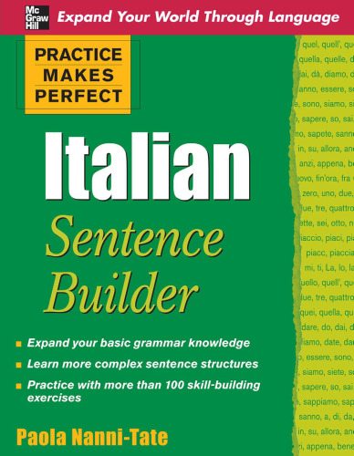 Practice Makes Perfect Italian Sentence Builder (Practice Makes Perfect Series)