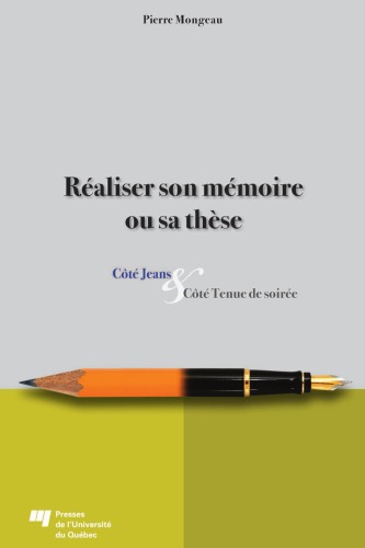 Realiser son memoire et sa these : Cotes Jeans et Cote Tenue de soiree