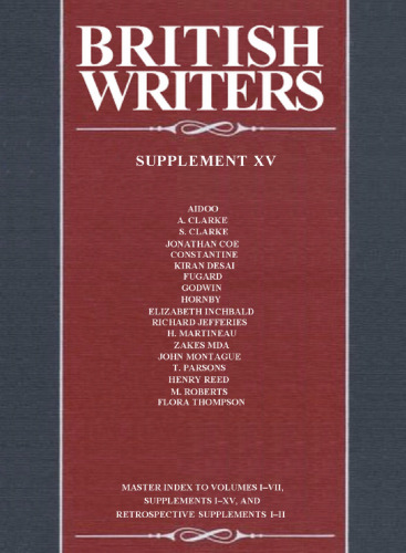 BRITISH WRITERS, Supplement XV