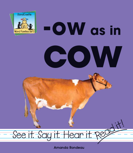 Ow As in Cow (Word Families Set 5)