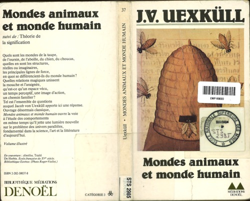 Mondes animaux et monde humain suivi de Theorie de la signification