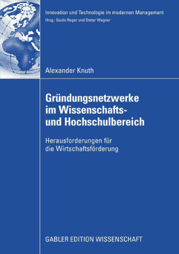 Grundungsnetzwerke im Wissenschafts- und Hochschulbereich