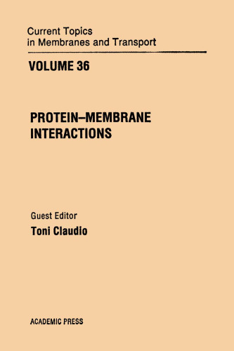 Protein–Membrane Interactions