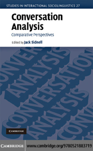 Conversation Analysis: Comparative Perspectives