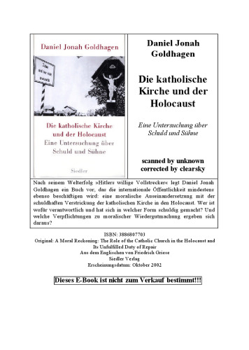 Die katholische Kirche und der Holocaust  GERMAN