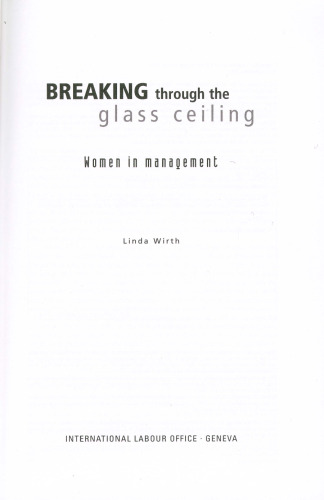 Breaking Through the Glass Ceiling: Women in Management