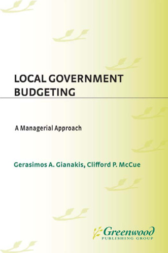 Local Government Budgeting: A Managerial Approach