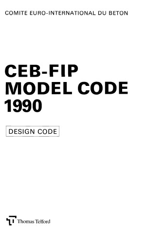 Ceb-Fip Model Code 1990: Design Code