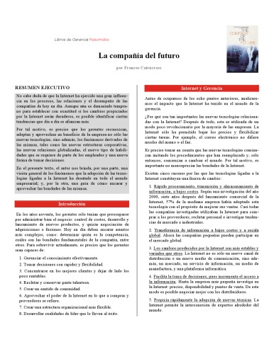 La compania del futuro