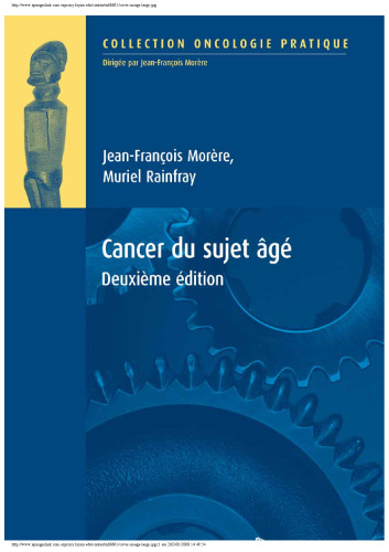 Cancer du sujet age (Oncologie pratique)   French