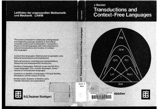 Transductions and context-free languages (Leitfaden der angewandten Mathematik und Mechanik)