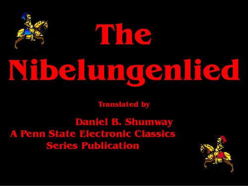 The Nibelungenlied