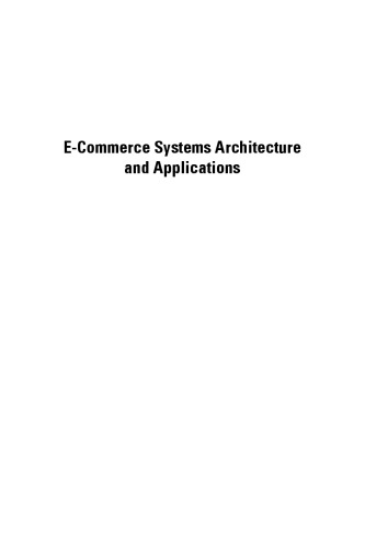 E-Commerce Systems Architecture and Applications