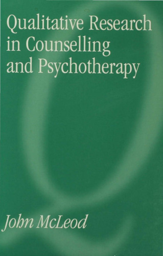 Qualitative Research in Counselling and Psychotherapy