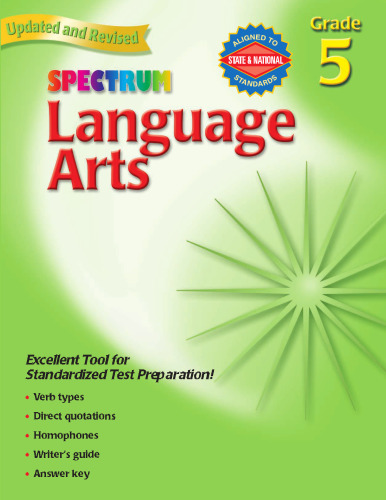 Spectrum Language Arts, Grade 5