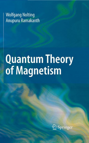 Quantum Theory of Magnetism