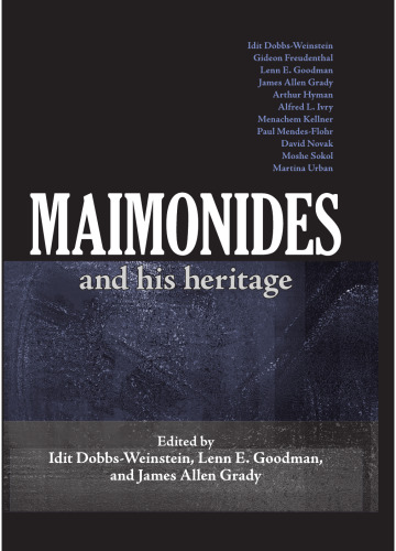 Maimonides and His Heritage (S U N Y Series in Jewish Philosophy)