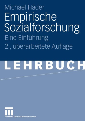 Empirische Sozialforschung: Eine Einfuhrung, 2. Auflage