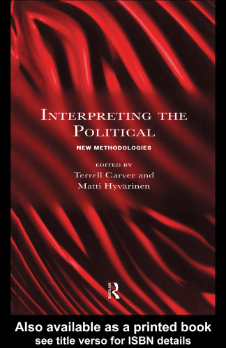 Interpreting the Political: New Methodologies