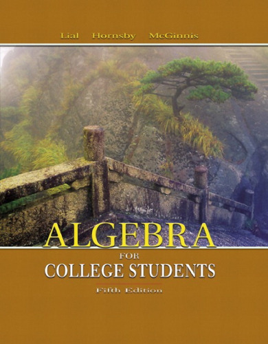 Algebra for College Students (5th Edition) (MathXL Tutorials on CD Series)