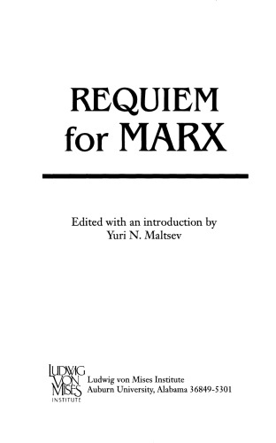 Requiem for Marx