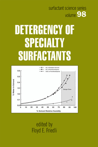 Detergency of Specialty Surfactants (Surfactant Science)