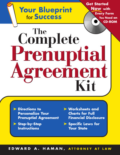 Complete Prenuptial Agreement Kit (Write Your Own Prenuptial Agreement)