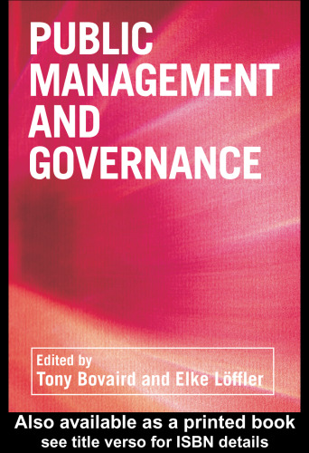 Public Management and Governance