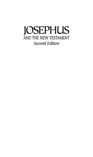 Josephus and New Testament, Second Edition