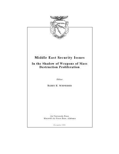 Middle East Security Issues: In the Shadow of Weapons