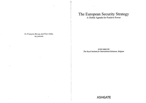 The European Security Strategy: A Global Agenda for Positive Power