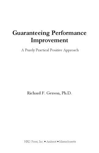 Guaranteeing Performance Improvement