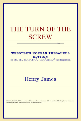 The Turn of the Screw (Webster's Korean Thesaurus Edition)