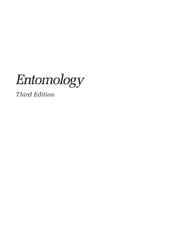 Entomology