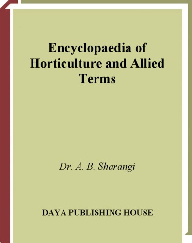 Encyclopaedia of Horticulture and Allied Terms, Volume 2