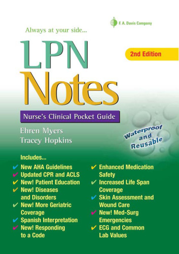 LPN Notes: Nurse's Clinical Pocket Guide