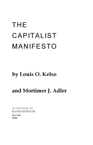 The Capitalist Manifesto