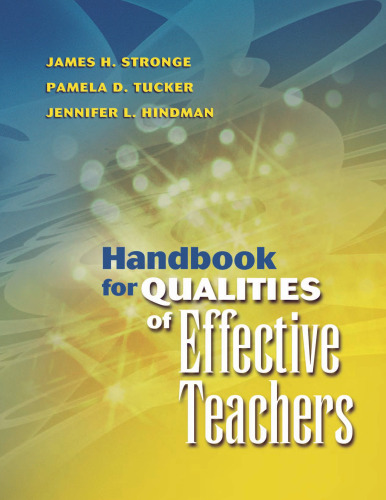 Handbook For Qualities Of Effective Teachers