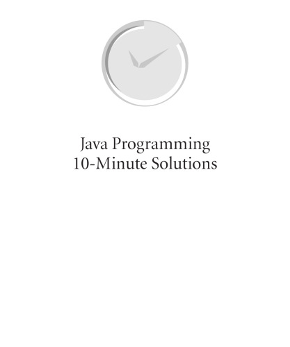 Java Programming 10-Minute Solutions