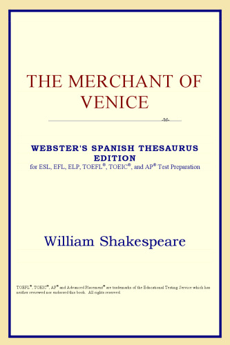 The Merchant of Venice (Webster's Spanish Thesaurus Edition)