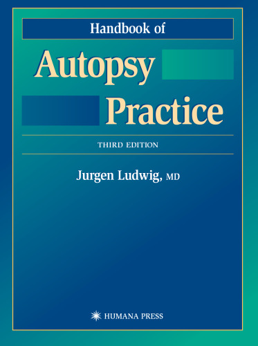 Handbook of Autopsy Practice 3rd Edition