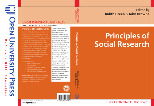 Principles of Social Research (Understanding Public Health)