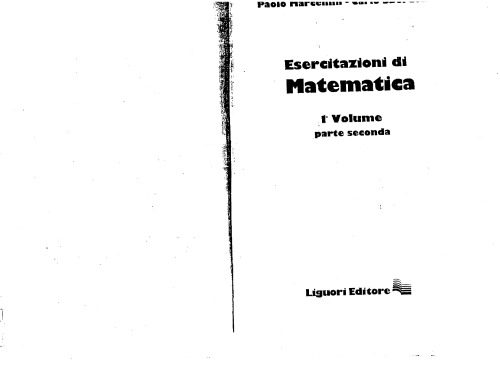 Esercitazioni di matematica