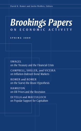 Brookings Papers on Economic Activity: Spring 2009