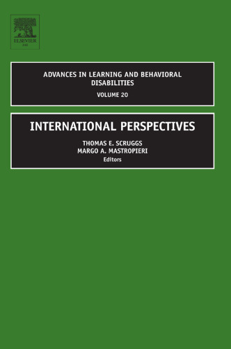 International Perspectives, Volume 20 (Advances in Learning and Behavioral Disabilities)