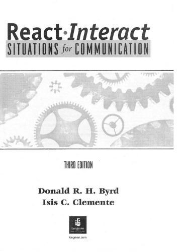 React Interact:  Situations for Communication, Third Edition