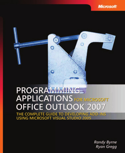 Programming Applications for Microsoft  Office Outlook  2007